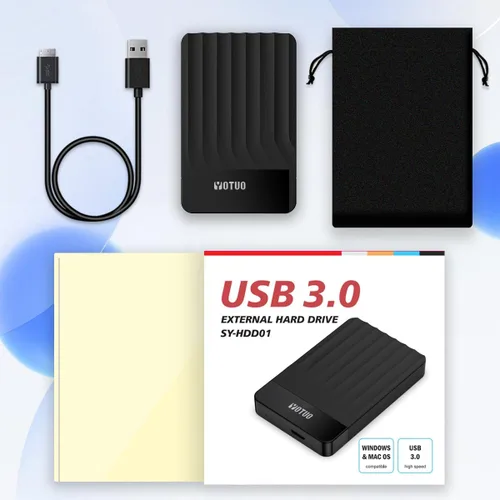 Vista 6 de YOTUO Disco duro externo portátil 120GB HDD móvil USB 3.0 para PC,Mac,Escritorio,Ordenador portátil