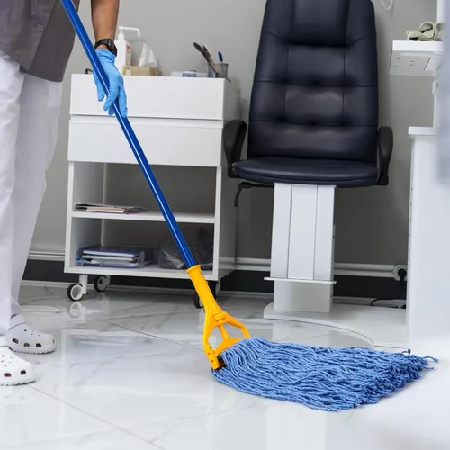 Vista 4 de Matthew Cleaning - Paquete de 3 trapeadores de algodón de 16 onzas, cuerda abierta de algodón, recambios de cuerda resistente, mezcla universal