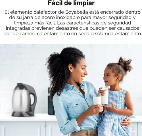 Vista 7 de [Usado] Tribest Soyabella, molinillo de café y fábrica de leche de soja, L, Plateado