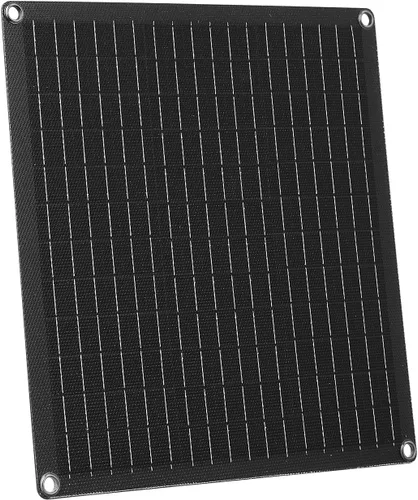 Vista 9 de VEVOR Cargador de batería de panel solar de 20 W y 12 V, cargador de batería solar con controlador inteligente integrado y 3 cables de conexión