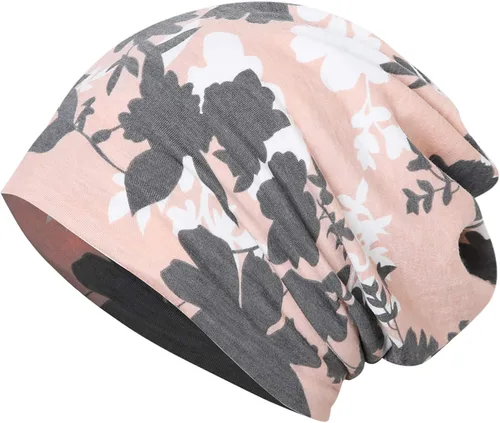 Vista 29 de JarseHera Gorro holgado de mujer con encaje de algodón, gorros para quimioterapia, gorros para el cáncer, turbante