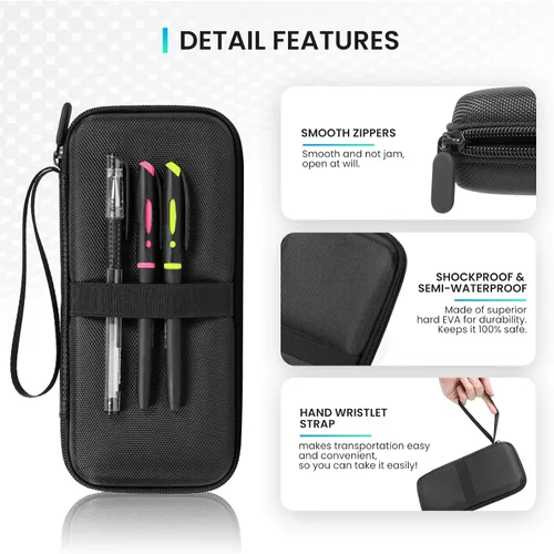 Vista 5 de Funda para calculadora gráfica para Texas Instruments TI-84 Plus CE, estuche protector para TI-83 Plus CE Ti-85 Ti-89 Ti-82 Plus/C CE, funda rígida