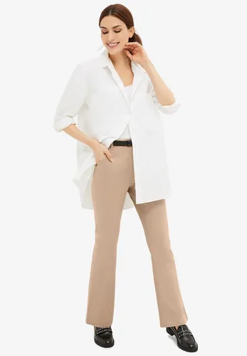 Vista 6 de Ellos Chino elástico clásico de talla grande para mujer