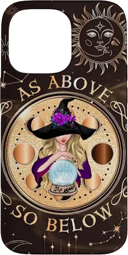 Vista 21 de iPhone 16 Witch Halloween Day - As Above - So Below Case