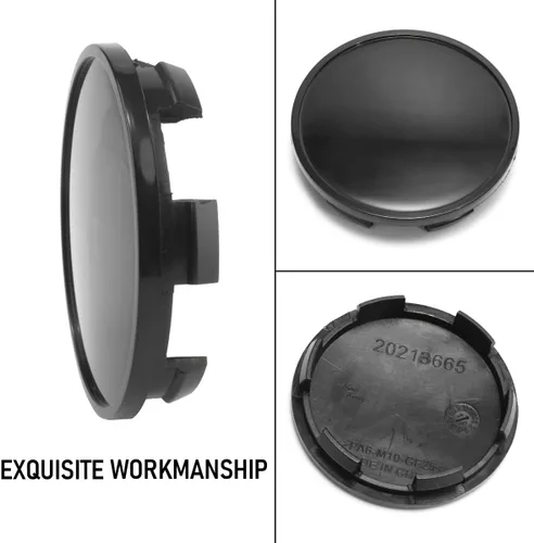 Vista 7 de RTRHINOTUNING 4 copas centrales para rueda de 65 mm compatibles con Mustang 2001-2004, Focus 2002-2004, F150 2010-2014, diámetro exterior: 2.56"/ 65