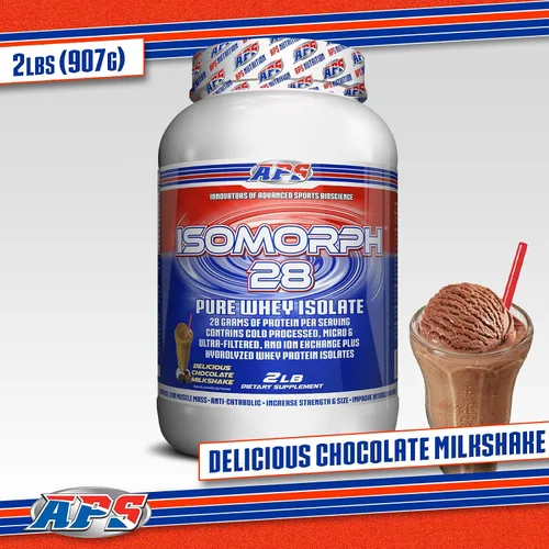 Vista 5 de APS Nutrition Isomorph 28 Batido de chocolate, 2 libras
