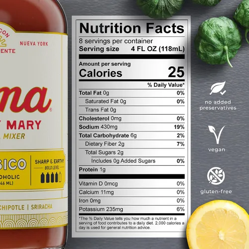 Vista 2 de Toma Bloody Mary Mix, mezcladores de cóctel de alta calidad para alojamiento sencillo en casa para brunch y eventos, totalmente natural, sin gluten