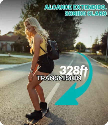 Vista 5 de Movo WMX-2 Micrófono inalámbrico para cámara con estuche de carga, micrófono Lavalier para cámaras DSLR, Vlogging, creación de contenido, cine