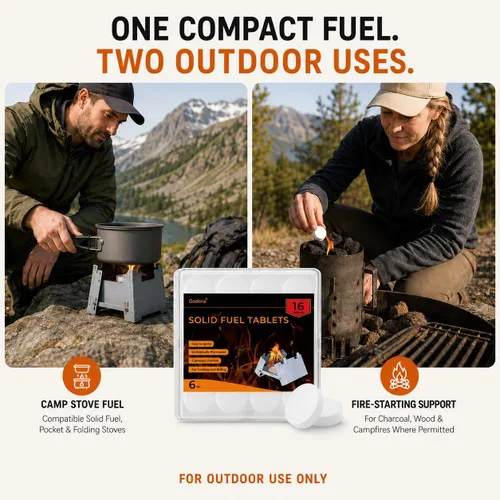 Vista 4 de Solid Fuel Tablets - Compact Size, High Energy, Safe and Reliable
