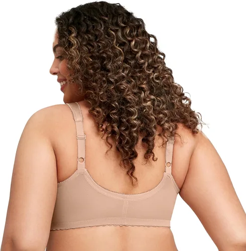Vista 8 de Glamourise MagicLift #1200 - Brasier de apoyo para mujeres de talla grande con cierre frontal