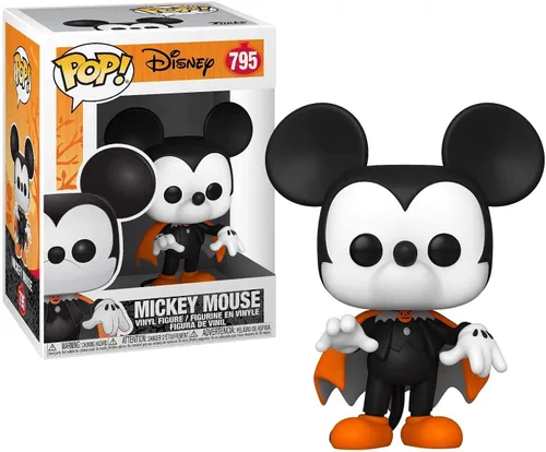 Vista 2 de POP Disney: Halloween – Spooky Mickey Mouse Funko Pop! Figura de vinilo (paquete con funda protectora compatible con caja de POP incluida)