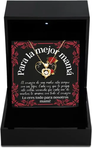 Vista 10 de Para la mejor mamá, regalo para mamá, collar para madre de hijo