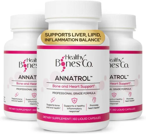 Vista 8 de Annatrol Bone & Heart Wellness, Annatto Tocotrienol Geranylgeraniol, 60ct