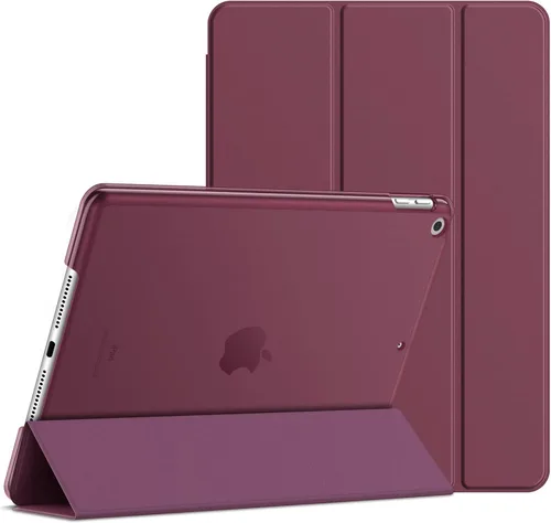 Vista 24 de JETech - Funda para iPad (9.7 pulgadas/24.64 cm, modelo 2018/2017, 6ª/5ª generación), funda inteligente con activación/suspención automática (Beige)