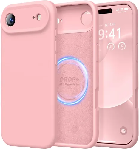 Vista 134 de LOVE 3000 Diseñada para Funda iPhone Air, Silicona Premium [Compatible con Magsafe][Forro de Microfibra Suave Anti-Rayones] Funda Protectora