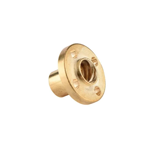 Vista 4 de Diyeeni Accesorios para impresoras 3D T8 Tornillo trapezoidal + tuerca T8, tornillo de paso de 0.079 pulgadas, acero inoxidable, para motor paso a
