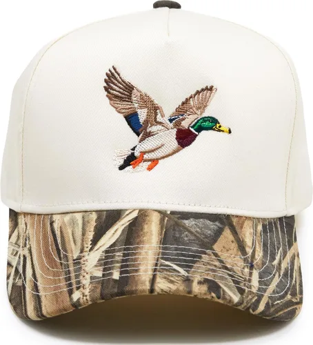 Vista 154 de Funky Junque Gorra de béisbol de 2 tonos para camionero adulto Misbehavin' - Leopardo/Beige