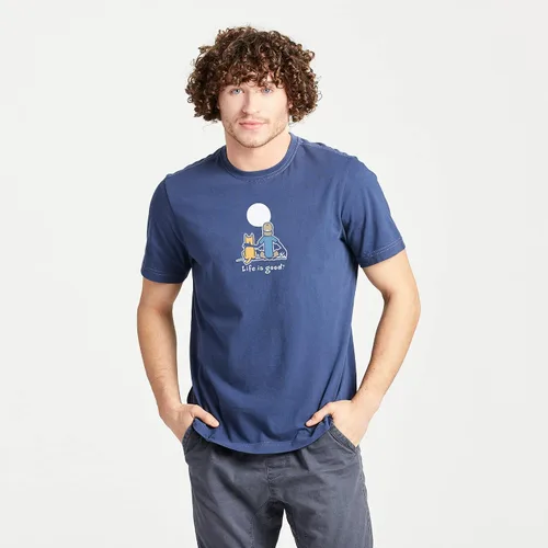 Vista 4 de Life is Good camisa crusher Unisex Adulto Vintage con gráficos de Jake & Rocket Dog