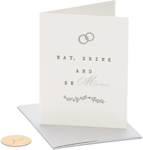 Vista 4 de Papyrus Tarjeta de boda (A una pareja feliz)
