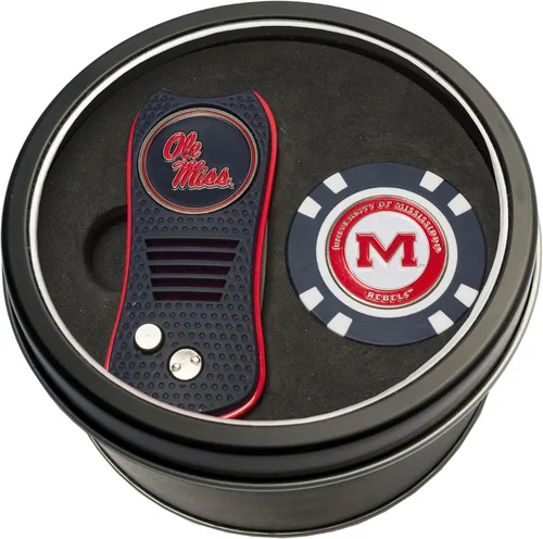 Vista 22 de Team Golf NCAA - Juego de regalo de lata unisex para adultos con herramienta Switchfix Divot y chip de golf