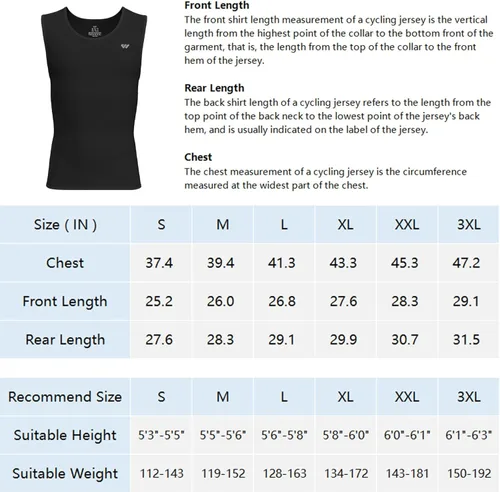 Vista 7 de Lo.gas Camiseta de ciclismo sin mangas para hombre, capa base de ciclismo transpirable y ligera con bolsillo trasero chaleco deportivo