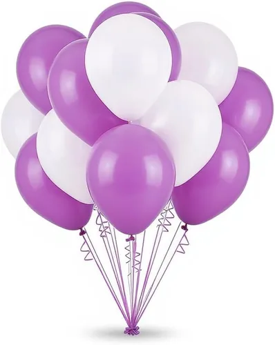 Vista 12 de Paquete de 50 globos de látex azules de 12 pulgadas para decoraciones de fiestas, globos gruesos de alta calidad para cumpleaños, baby shower