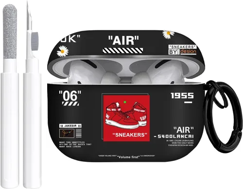Vista 15 de Gedicht Funda para Airpods Pro, lindo diseño de fútbol de TPU suave fundas para Airpods Pro 1ª generación, a prueba de golpes para Airpods Pro 2019