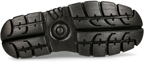 Vista 7 de New Rock 106N Tower - Botas de tobillo para hombre, 100 % piel, estilo gótico, estilo punk, a la moda