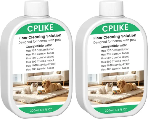 Vista 12 de CPLIKE Paquete de 4 soluciones de limpieza de suelos compatibles con robots combinados Roomba Plus 405/4020 / 505/507 Max 705/707, concentrado