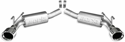 Vista 2 de BORLA 11788 Sistema de escape de rendimiento trasero de eje para Chevrolet Camaro SS 2010-2013 6.2L V8 transmisión automática/manual