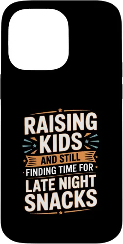 Vista 21 de Raising Kids and Still Finding Time for Late Night Snacks Case for iPhone 17