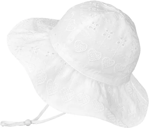 Vista 53 de SimpliKids Sombrero de sol para bebé de ala ancha con protección solar UPF 50+ UV Ray