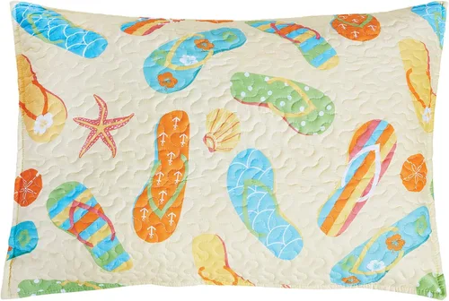 Vista 3 de C&F Home Sunny Splash - Juego de edredón individual de 2 piezas