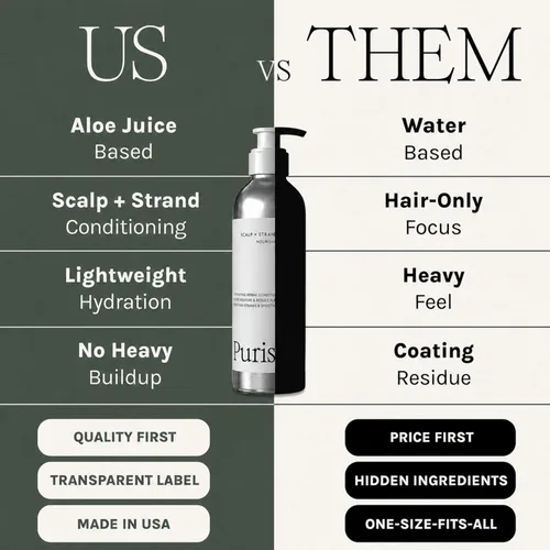 Vista 4 de Purist Scalp + Strand Hair Conditioner, Smoothens & Softens Hair, 8oz