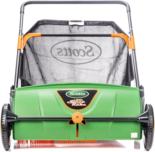 Vista 2 de Scotts Outdoor Power Tools LSW70026S Barredora de césped manual de 66 cm, Negro/Verde
