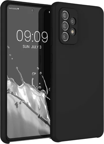 Vista 18 de kwmobile Funda Compatible con Samsung Galaxy A14 5G - Funda de teléfono de TPU y silicona con acabado suave - Verde Lima