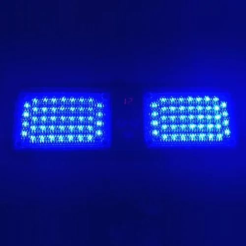 Vista 9 de Wecade® 86 luces LED estroboscópicas de protección solar, luces intermitentes de advertencia de emergencia para visera, máxima visibilidad con 12