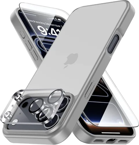 Vista 85 de Yriklso 3 en 1 Funda Magnética Fuerte para iPhone Air, 1X Protector de Pantalla + 1X Protector de Lente de Cámara, Cubierta Protectora a Prueba
