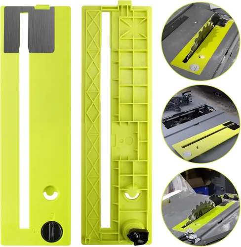 Vista 7 de 089240035702 placa de garganta se adapta a la pieza de sierra de mesa Ryobi RTS12 RTS23