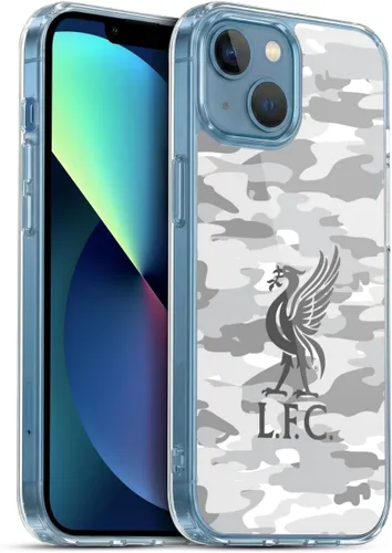 Vista 168 de Head Case Designs Funda de gel con licencia oficial del Liverpool Football Club Away Colourways Crest Camou [protección de grado militar] compatible