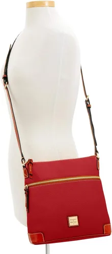 Vista 5 de Dooney & Bourke - Bolsa tipo bandolera de cuero flor de guijarro