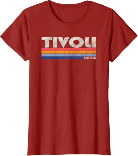 Vista 64 de Camiseta vintage de los años 80 estilo Tivoli NY