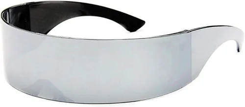 Vista 2 de WebDeals TM - Gafas de sol Futuristic Cyclops Alien Shield Monoblock