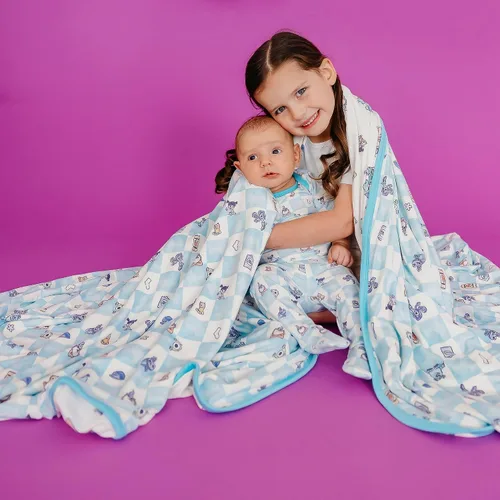 Vista 19 de Copper Pearl Manta de bebé jumbo de 3 capas: edredones suaves para niños y niñas Transpirable, acogedora, manta para niños pequeños Edredón