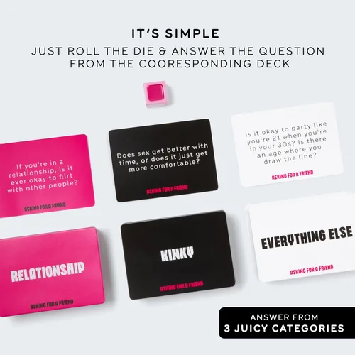 Vista 4 de Pregunta por un amigo por Relatable, grandes juegos de cartas para la noche de juegos, regalos de despedida de soltera para reuniones sociales