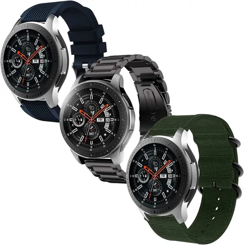 Vista 8 de Correas de reloj para Galaxy Watch 1.811 in, 0.866 in, bandas para Galaxy Watch 3 1.772 in, Garmin Vivoactive 4 1.772 in, Fossil Gen 5 Carlyle