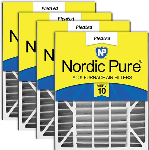 Vista 23 de Nordic Pure 20 x 25 x 5 (tamaño real: 19 3/4 x 24 1/4 x 4 7/8) Filtro de aire Air Bear Merv 8 de repuesto para reducción de olores de carbono puro