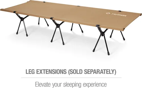 Vista 6 de Helinox Cuna One ligera, compacta, plegable, portátil, catre de camping, regular, marrón coyote