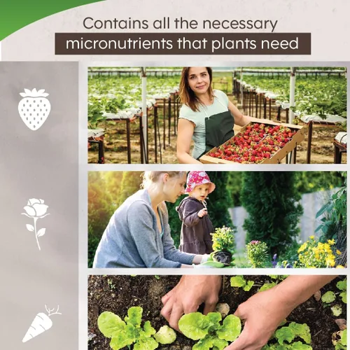 Vista 3 de Kit de nutrientes hidropónicos: cultiva, florece, micro alimento para plantas para cultivar verduras, frutas, flores, hierbas para suelo