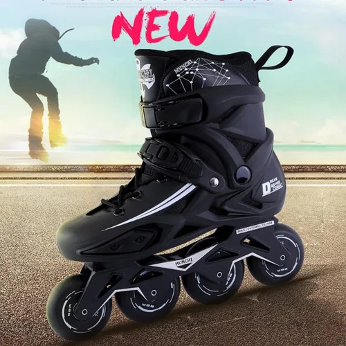 Vista 3 de Patines en línea para adultos y mujeres, zapatos profesionales en línea para hombres y mujeres, patines para niños y niñas, patinaje de velocidad